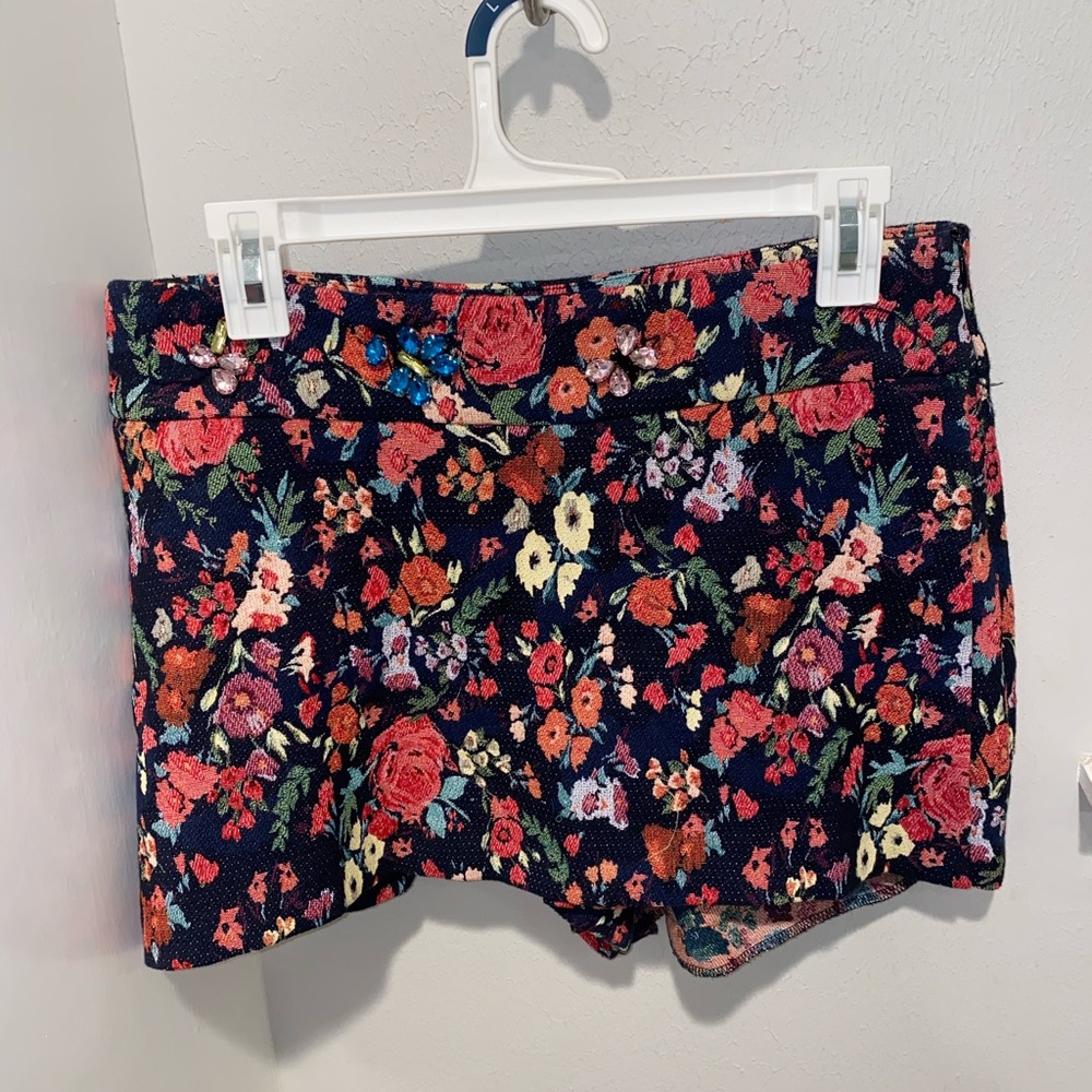 ZARA floral skort